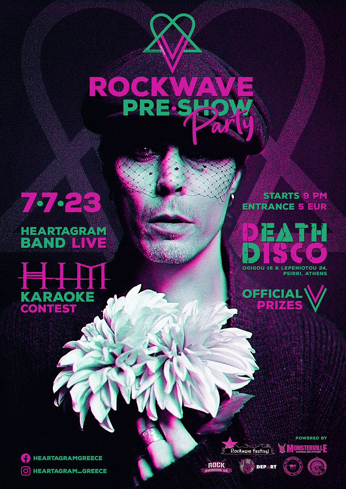VV Rockwave Pre-show Party Poster / Flyer